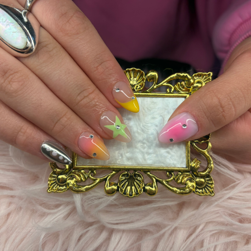 Gel-X Set at KnockOut Nails by Kaitlin in Lapeer, MI