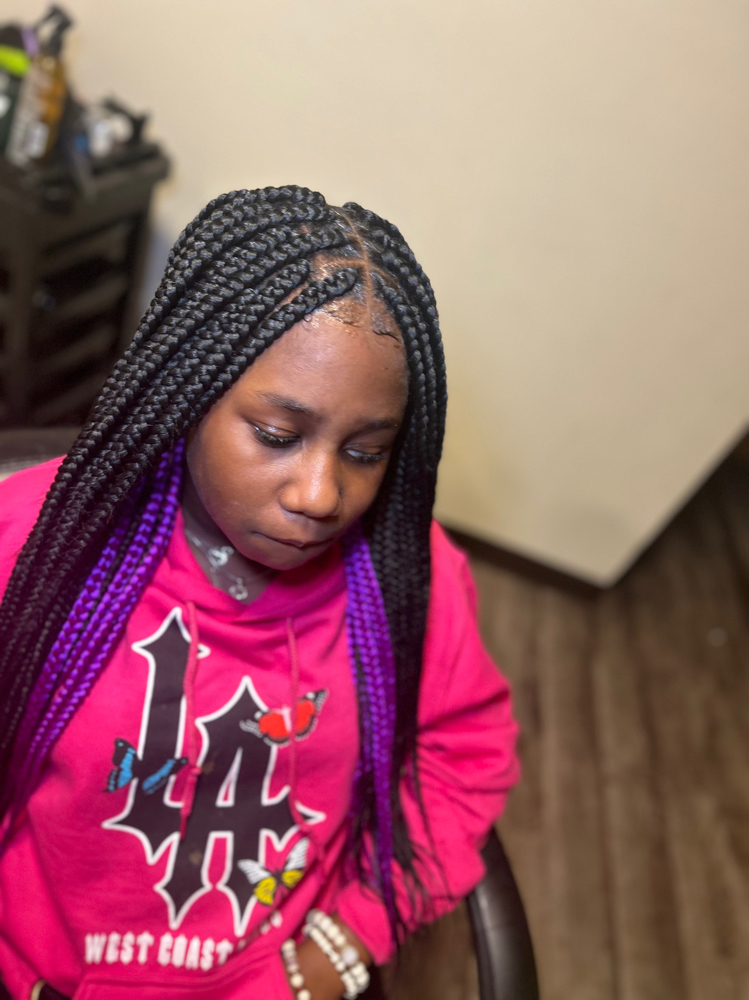 (6-12) Medium Box Braids at BraidsByChardonnay in Milwaukee, WI