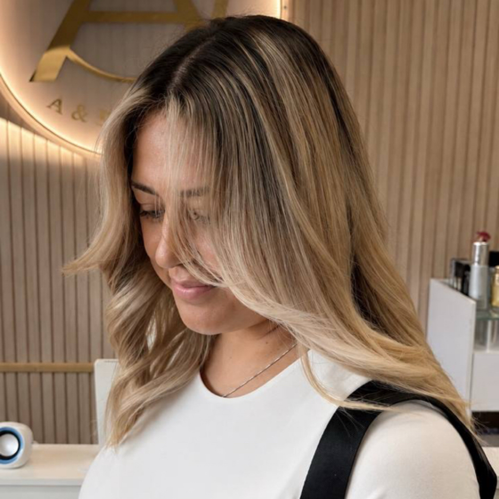 Face Frame Highlight at A & S Beauty Bar in Woodland Hills, CA