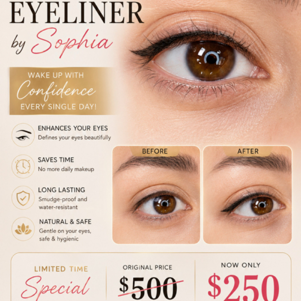 Eyeliner Deal $250 (REG $500) at Bee Beauty in Philadelphia, PA