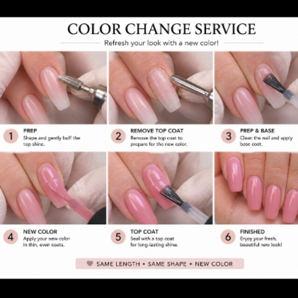 Color Change at Nails By Tiana in Austin, TX