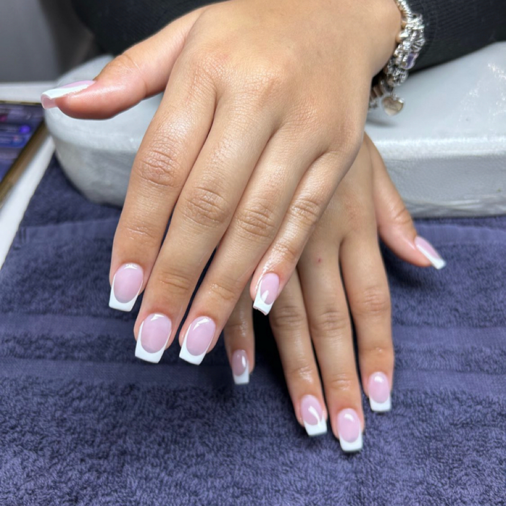 French nails (Add on) at SinCityNails in Miami Lakes, FL