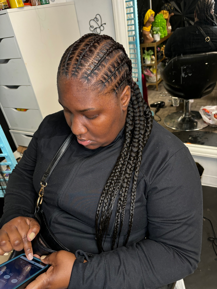 8-10 Stitch Braids (hairincluded)