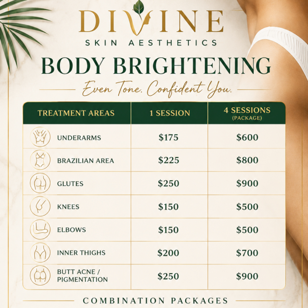 Body Brighening Underarm at Divine Skin Aesthetics in Commack, NY