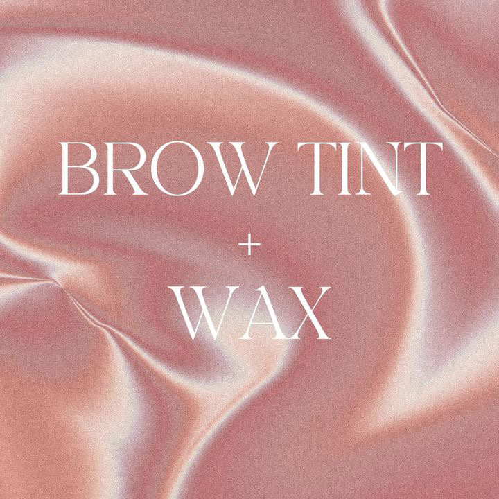 Brow Tint + Wax