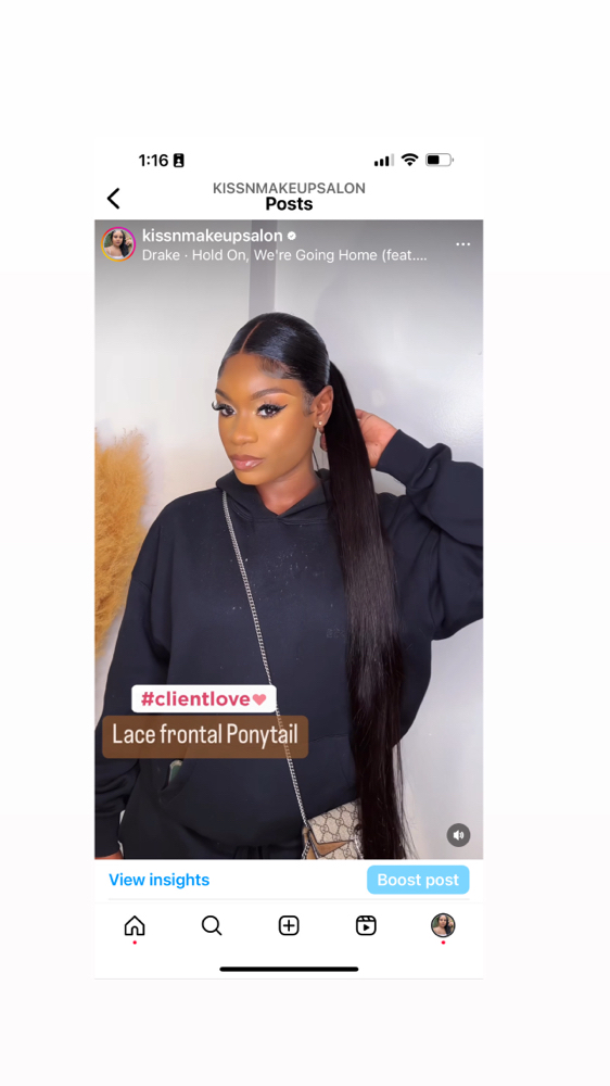 Lace Frontal Ponytail