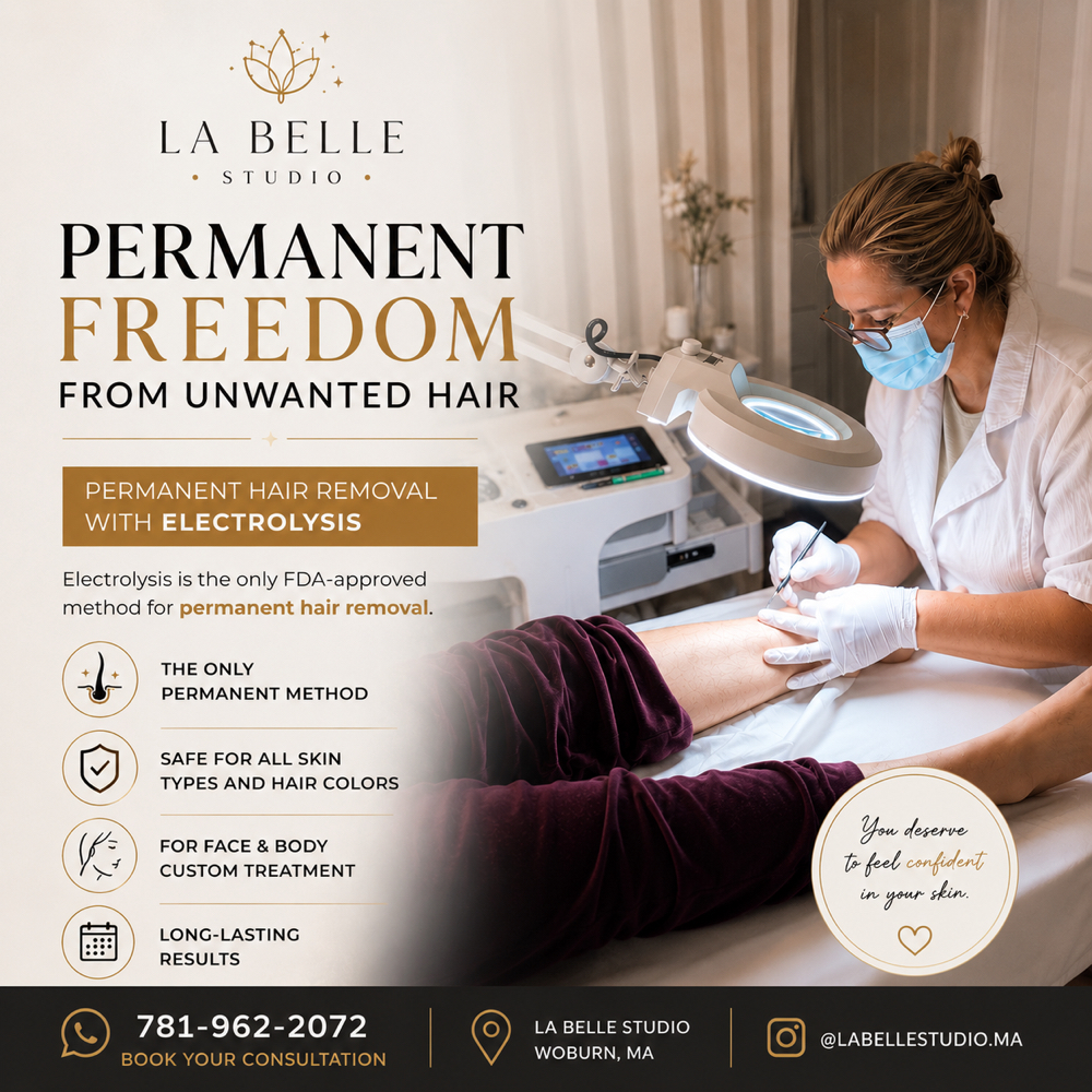 Electrolysis 1 Hour Pack (5) at La Belle Studio by Soraya in Woburn, MA