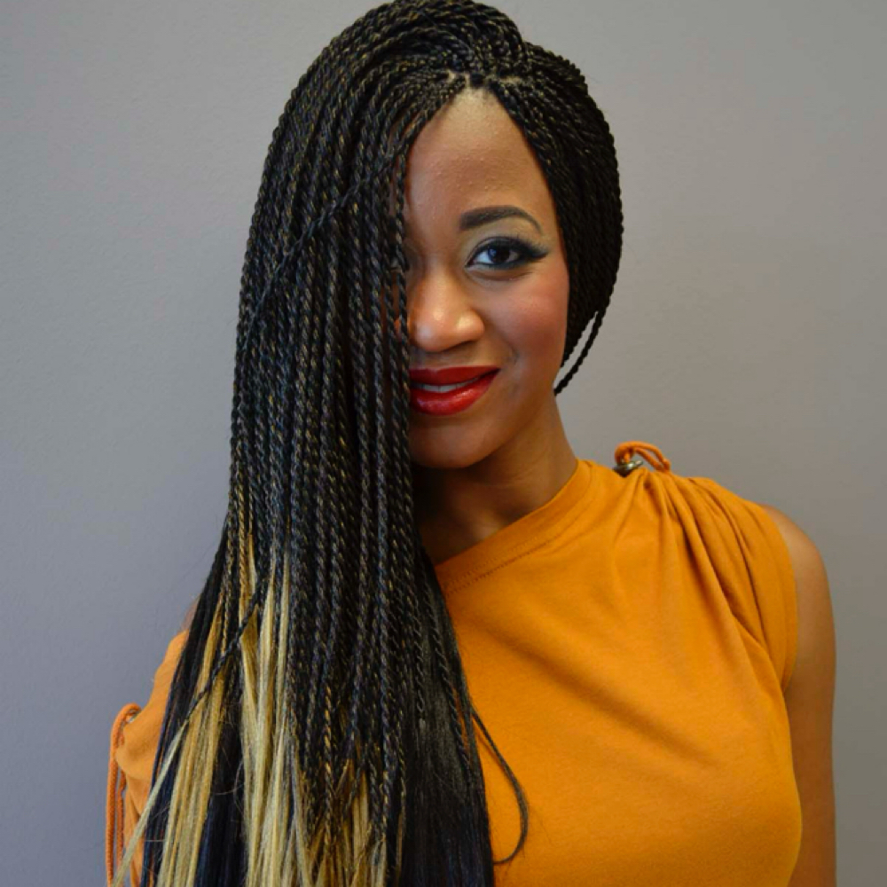 SENEGALESE TWISTS - $222 at Bignon's Hair Braiding - South Tryon in CHARLOTTE, NC