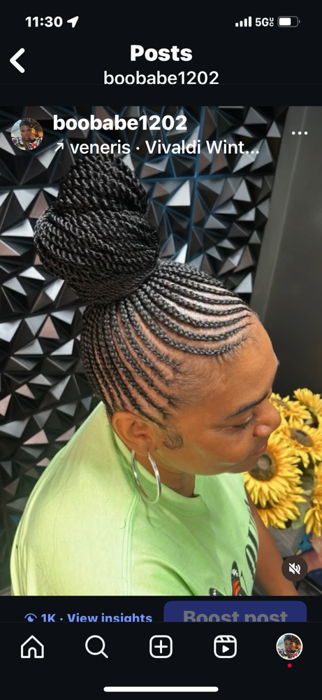 Adult Crochet Ponytail at Boobabe Braidn Bar in Oxon Hill, MD