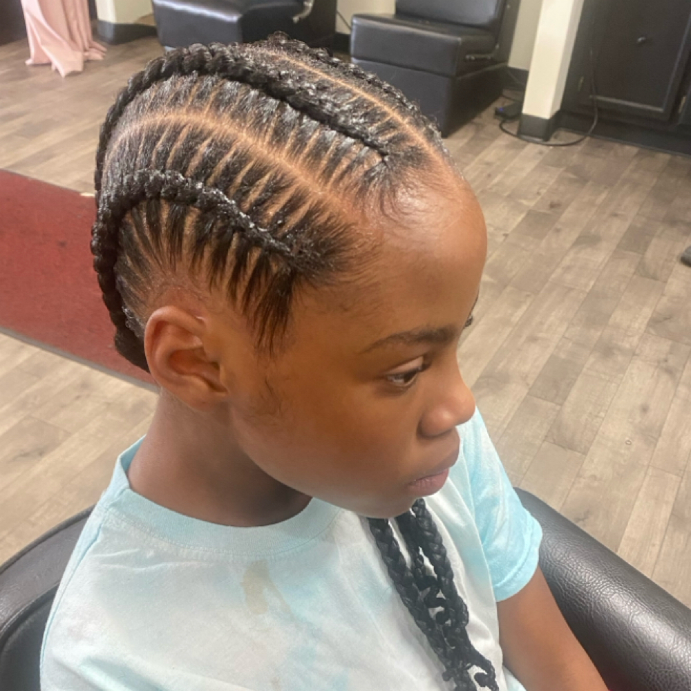 4 Braids at Crowned Braids Salon in Conway, SC