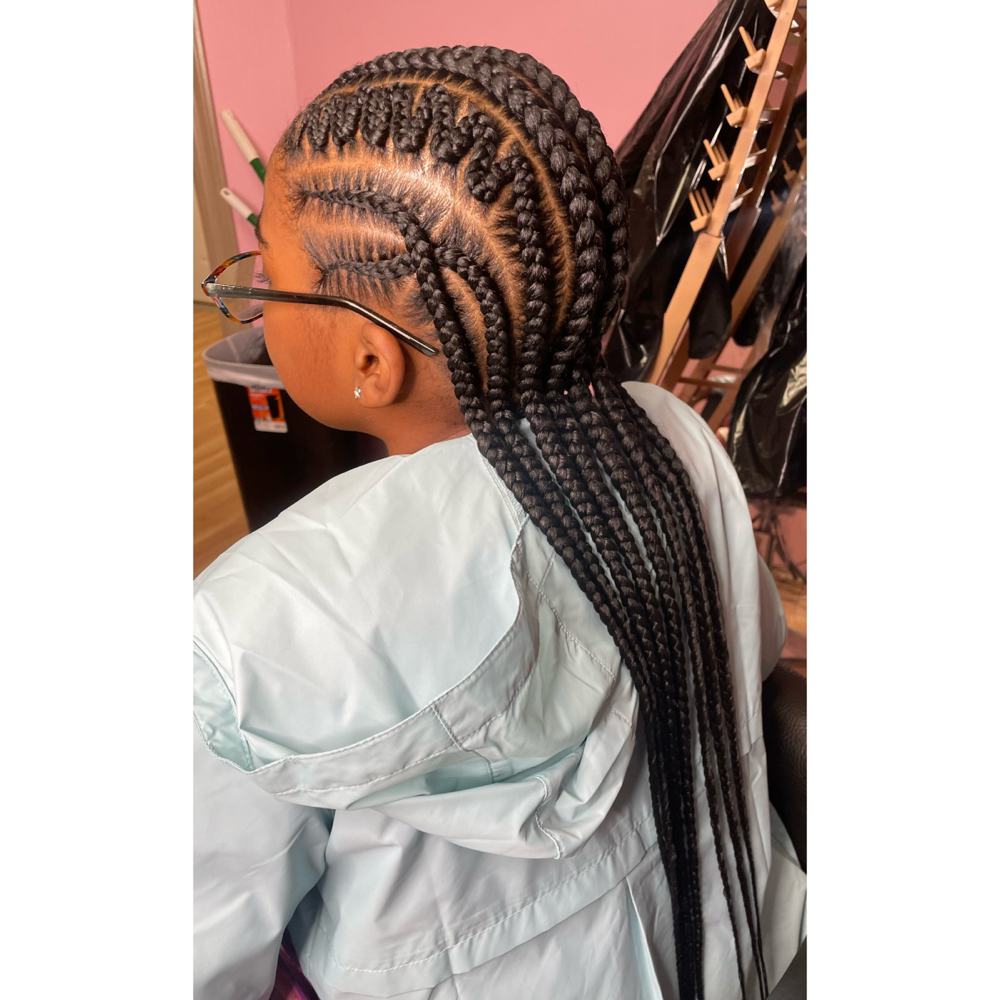 2 Feed In Braids