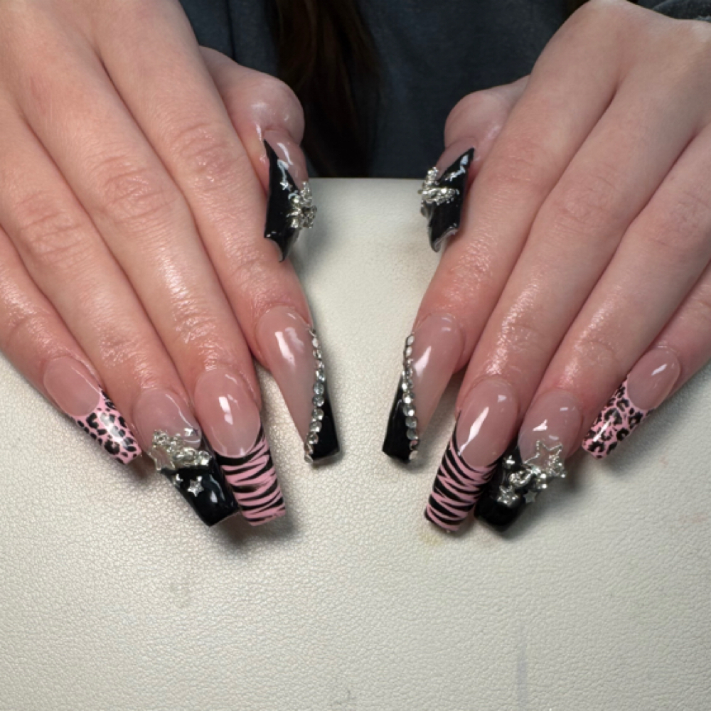 XL-XXL acrylic fill at Sweet Banana Spa in Fargo, ND