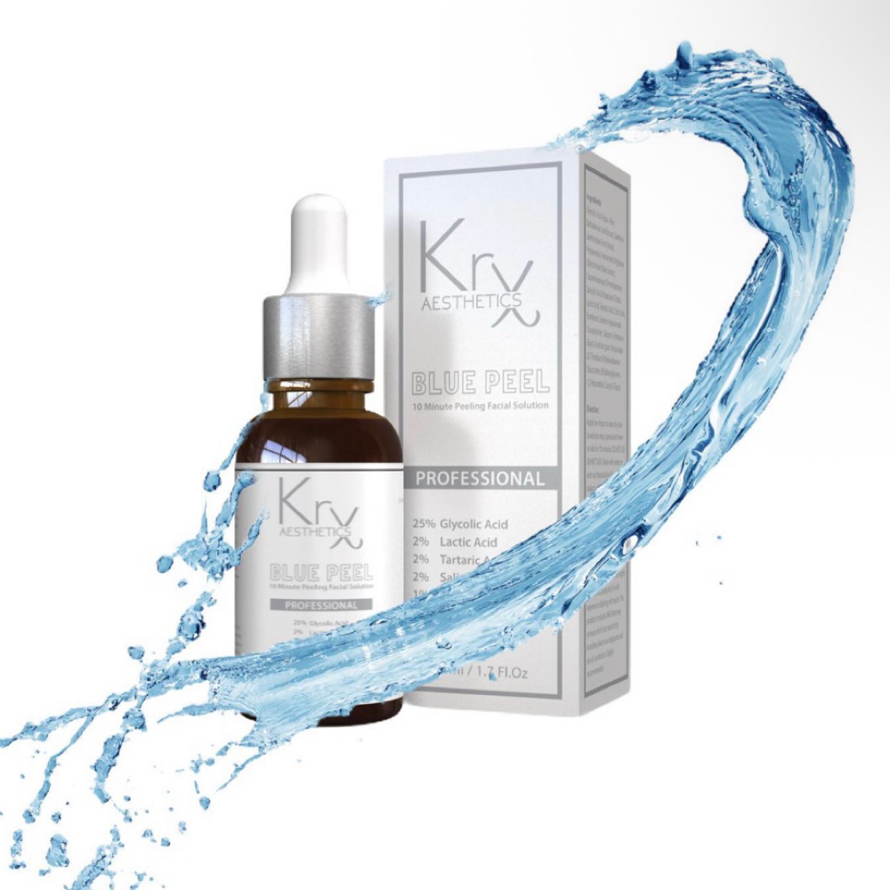 KRX Blue Peel / AHA+BHA+Botanicals at McLees Bodywork & Skin in Asheville, NC