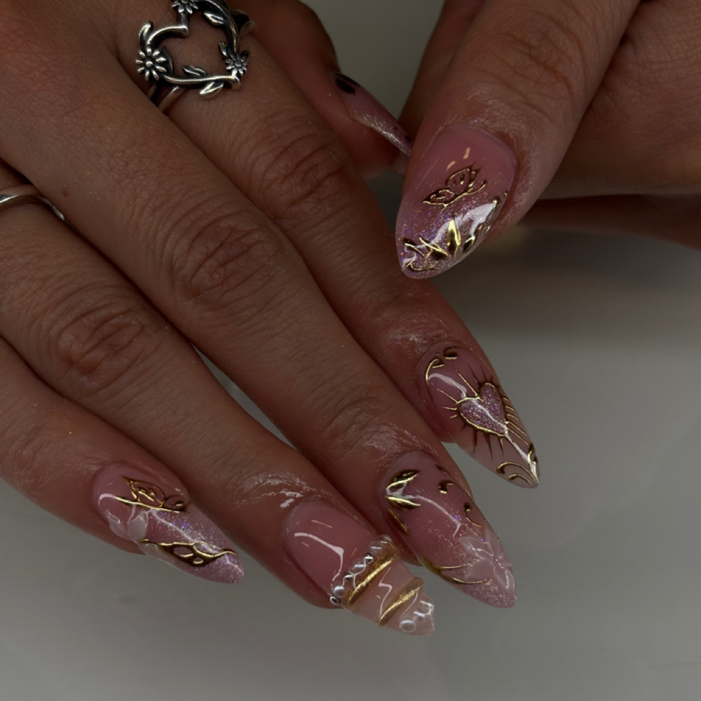LONG ACRYLIC FULL SET at GIAS NAILS LLC in Kyle, TX