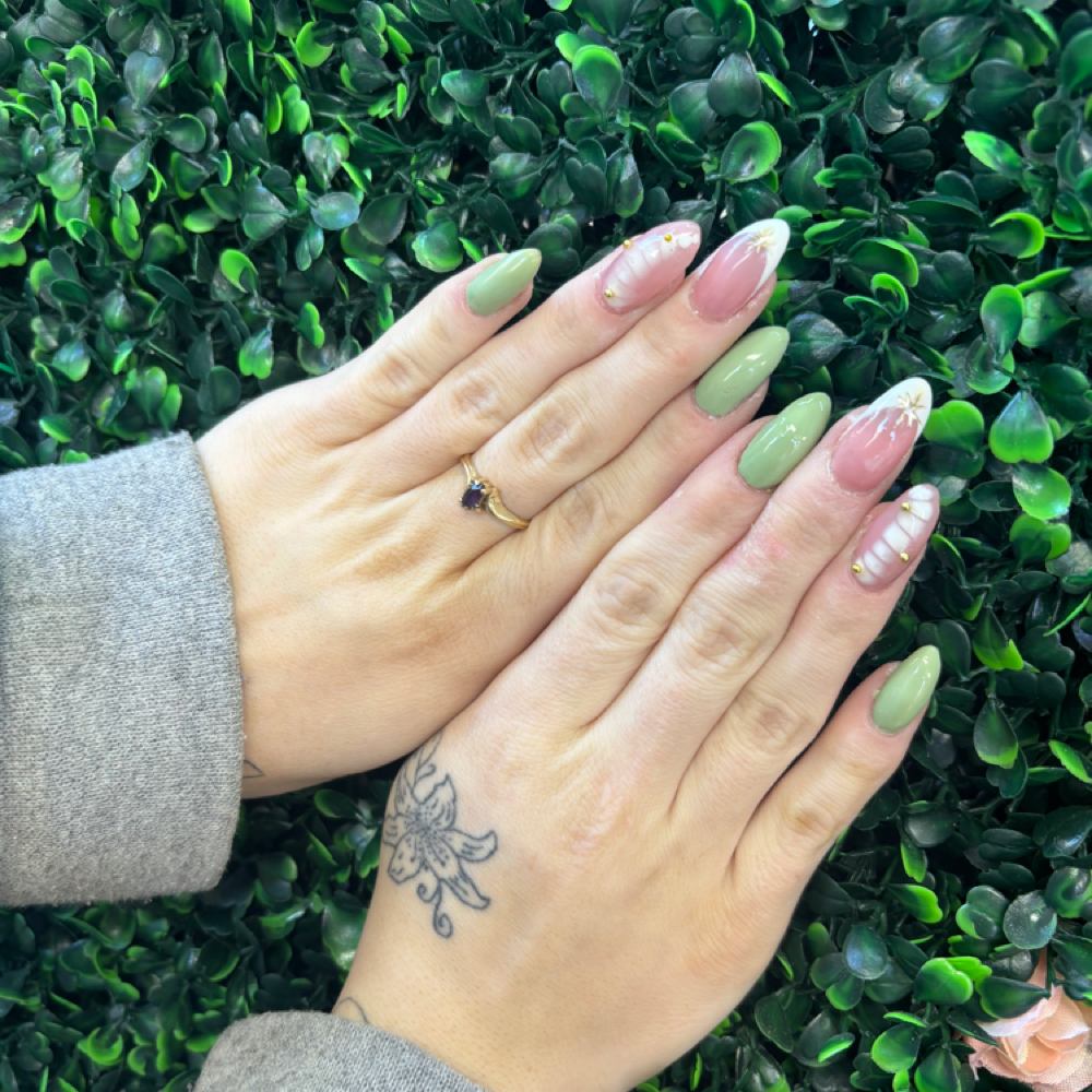 Medium Acrylic Full Set at Nails By Morgan in Cottage Grove, OR