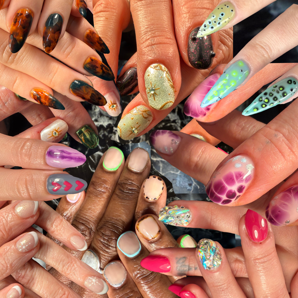 Tier 2 Nail Art at the cure nail studio in Eagan, MN