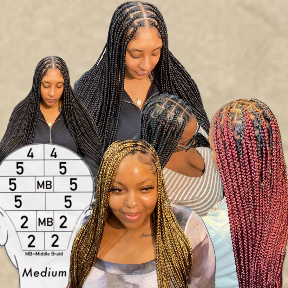 Medium Knotless at Stylesby.anna in Los Angeles, CA