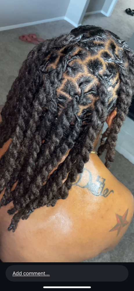 Loc Re-Twist at The Gold Process in Arlington, TX