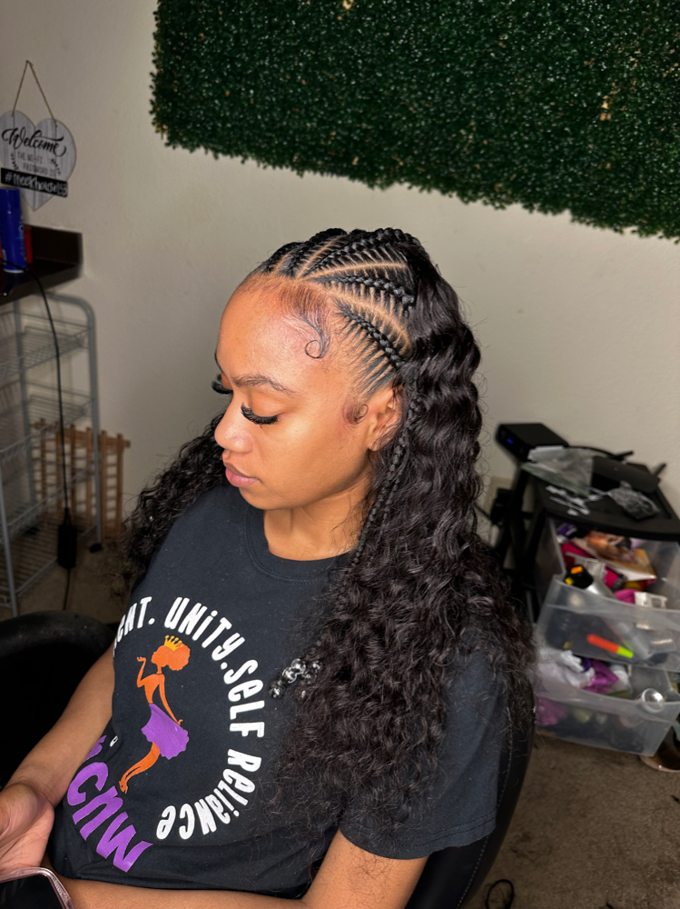 Stitch Feedins With Quick Weave