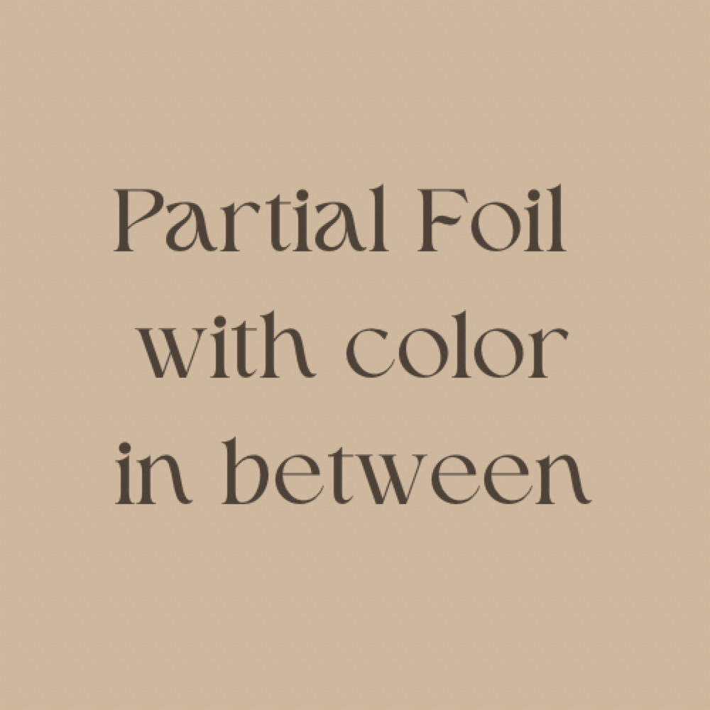 Partial Foil W/ Color In Between at The Bronze Beauty Collective in Covington, LA