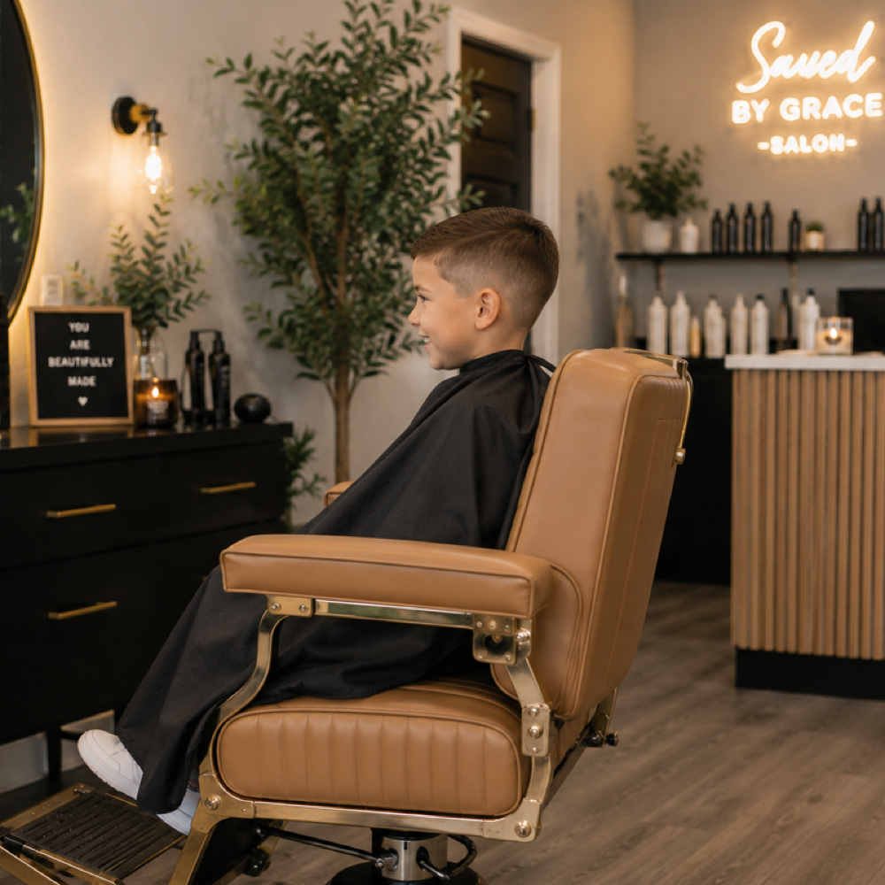 Junior Cuts (Under 10) at Saved by Grace Salon in Alcoa, TN