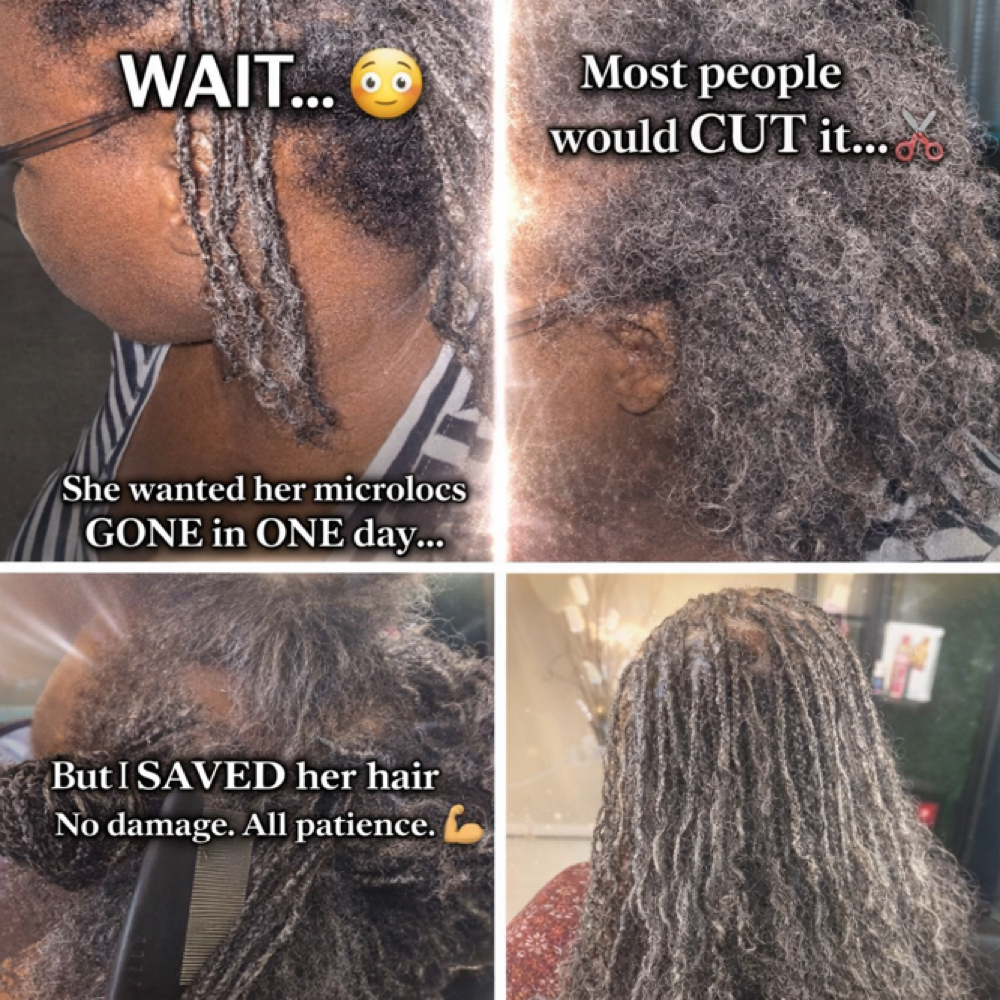 MicroLocks Takedown/shoulder Lenght at LISA DID IT BRAIDS & LOCS in Martinez, GA