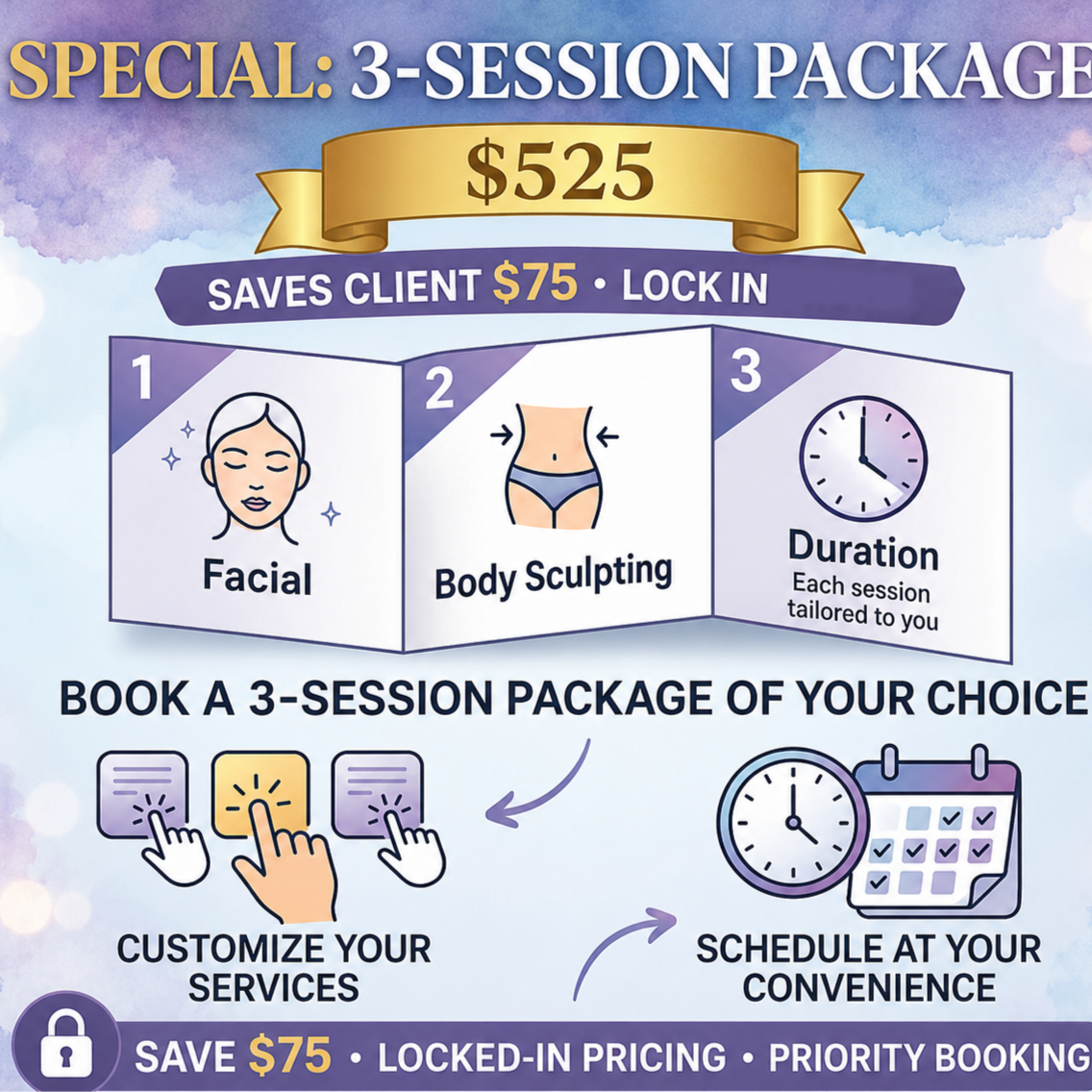 3 Pack — You Pick at Body By Me Body Sculpting in Carlsbad, CA