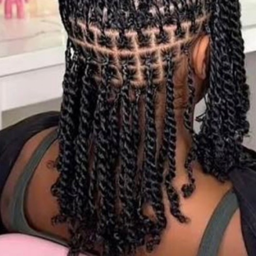 Small Mini Twist (Added Hair) at CTK Natural Hair Studio in Columbia, MD