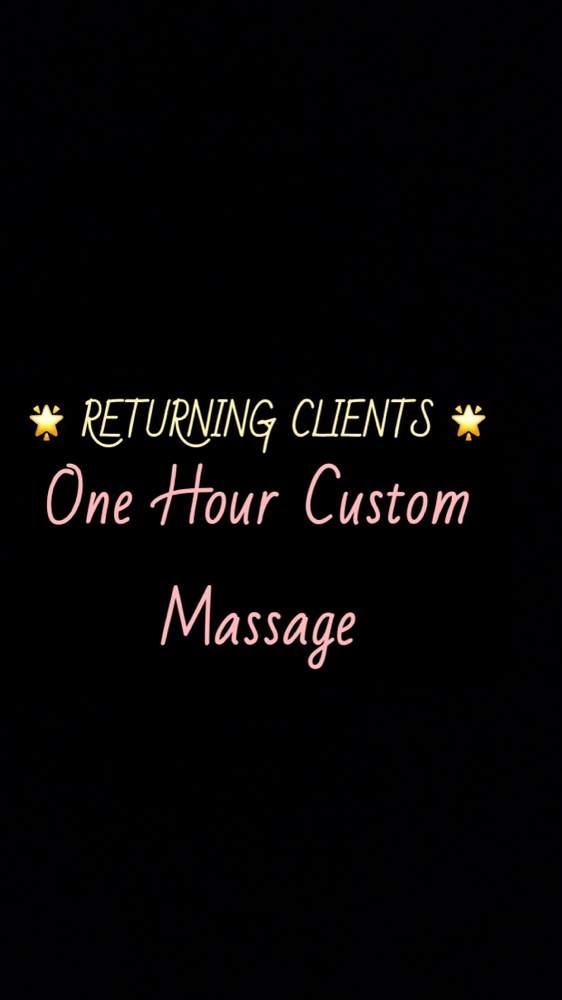 60 Minute Custom Massage