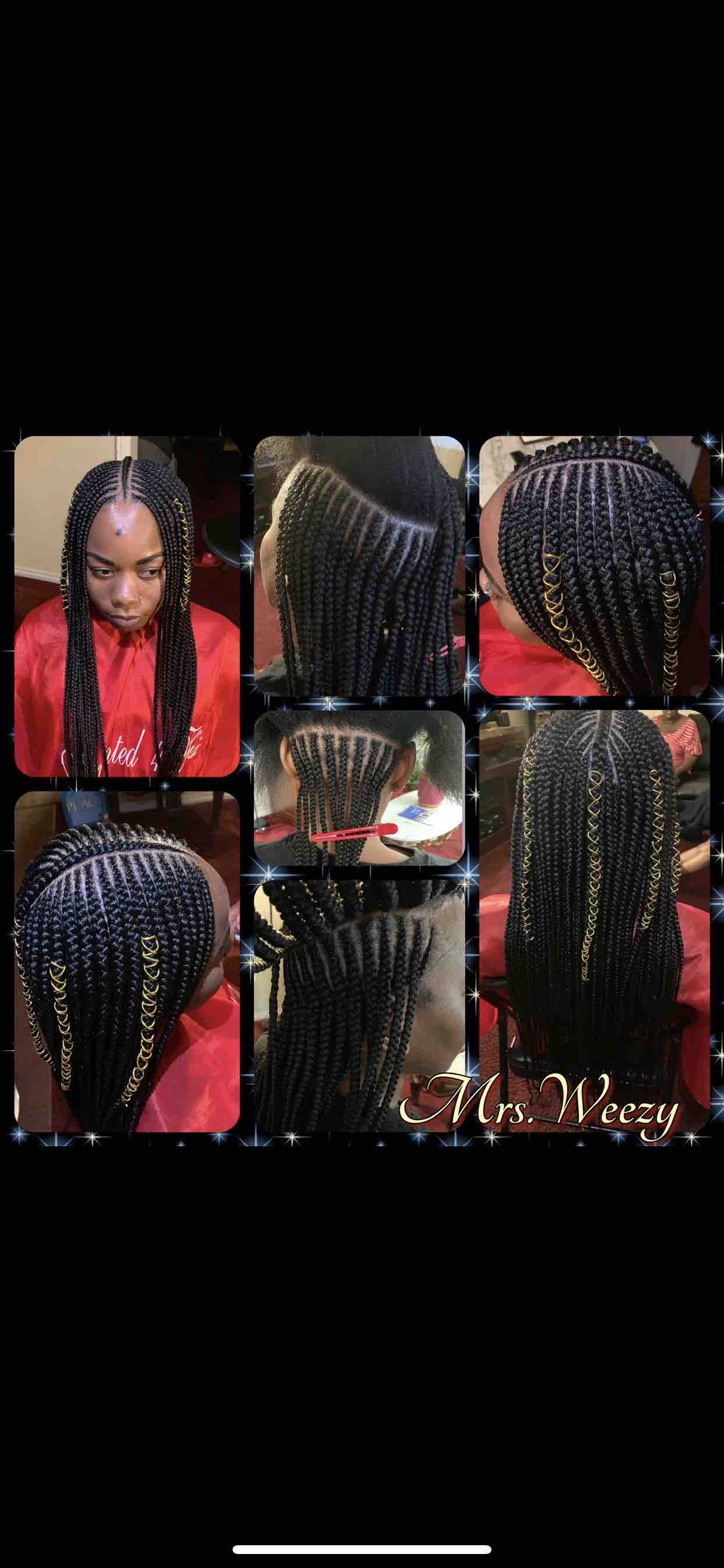 Layers Cornrows (3 Rows)