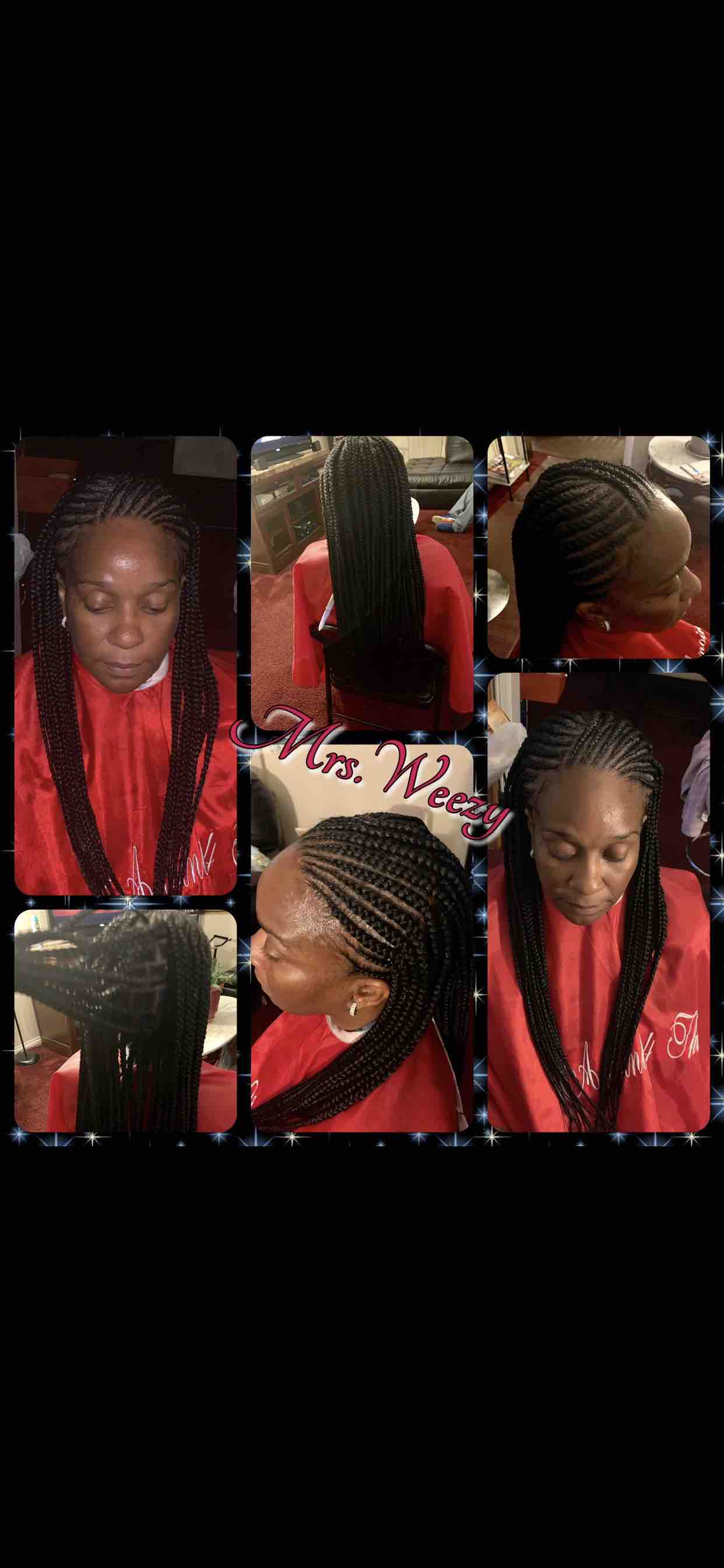 Feed-ins W/med Boxbraids