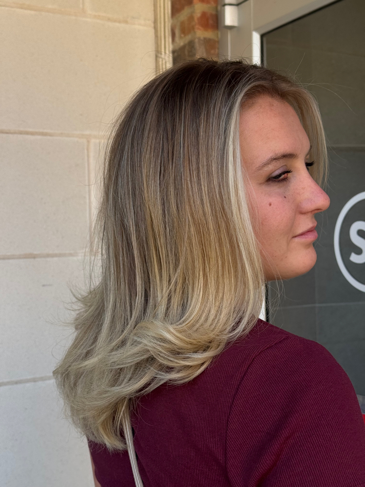 Partial Blonde Refresh + Haircut