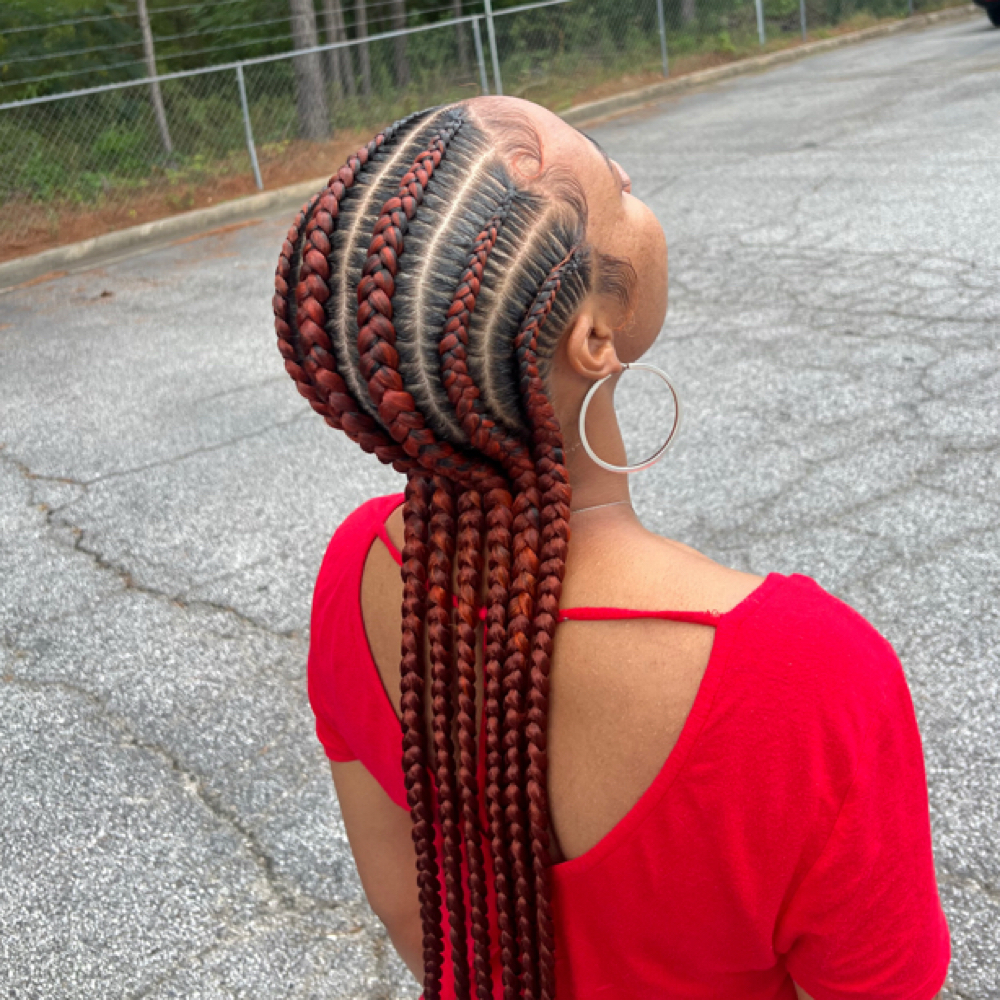 5/6 stitch braids at braidsbyderri in atlanta, GA