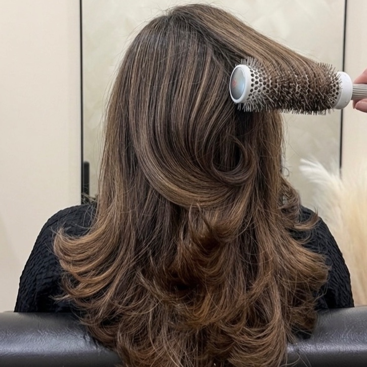 Signature Blow Out at Crystals Beauty Haven in Johnston, RI
