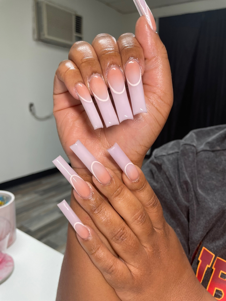XL French Ombré W/ French Line
