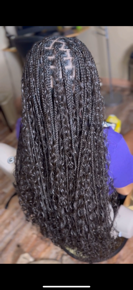 Small Knotless Braids