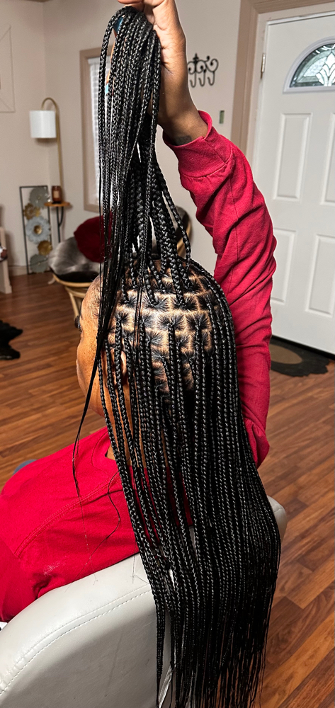Small Knotless Braids