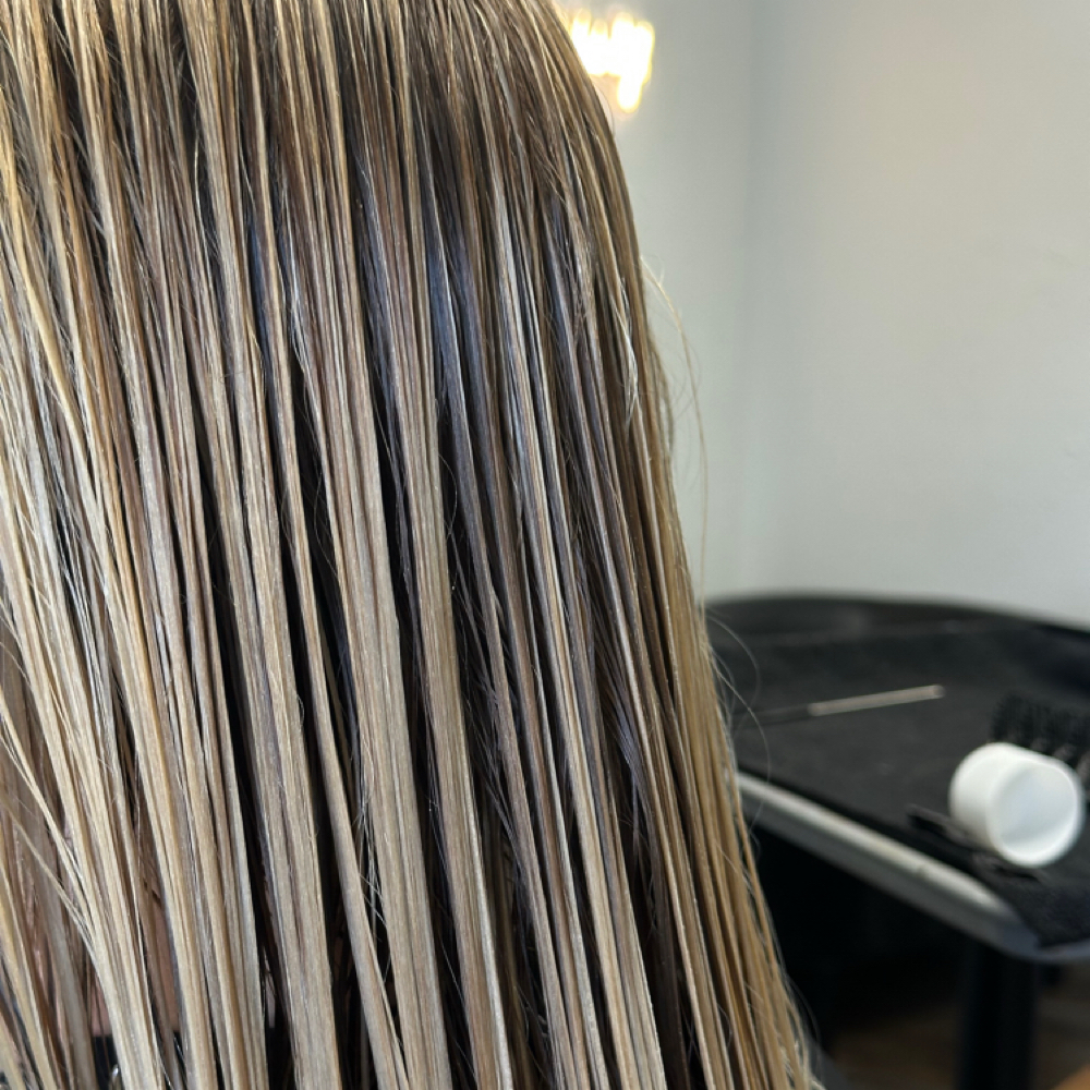 The Heavenly Blowout at hairbykayleewasson in Woodward, OK