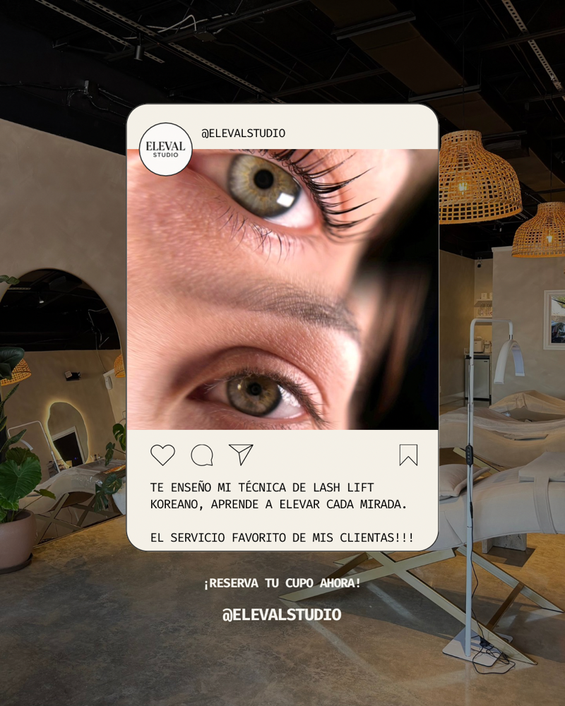 Korean Lash Lift Training at Eleval Studio in Oakland Park, FL