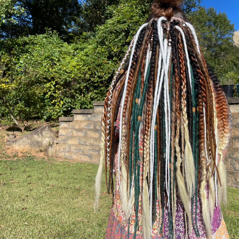 Takedown, Wash, Reinstall Dreads at Nevermore Hair Salon in Danielsville, GA