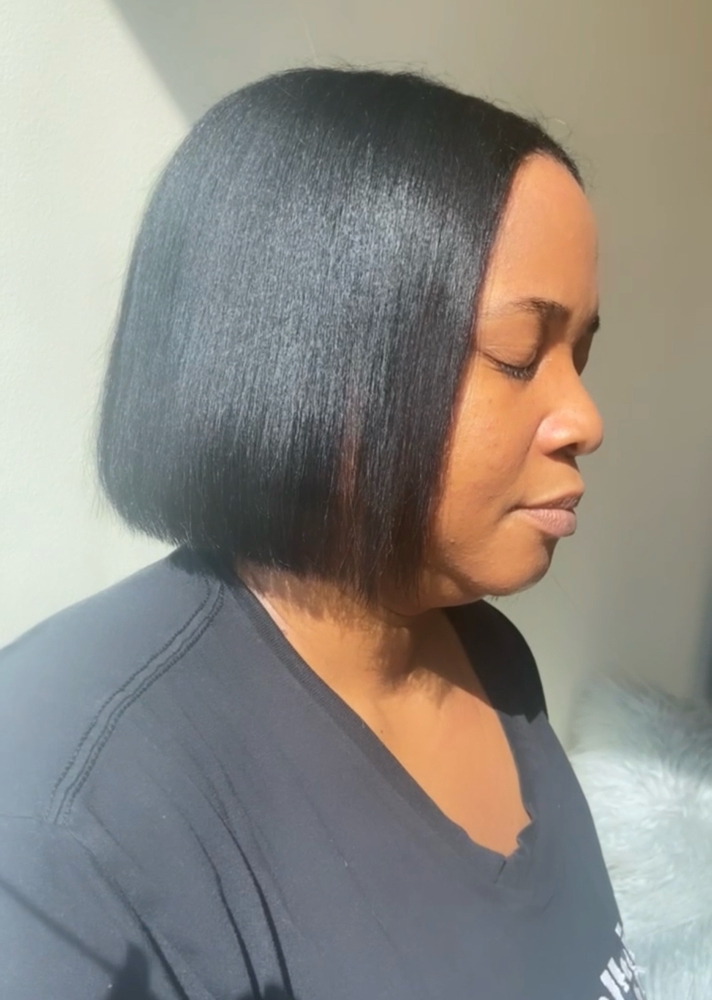 Signature Silk Press at HAIRGOESNINA in Franklin Square, NY