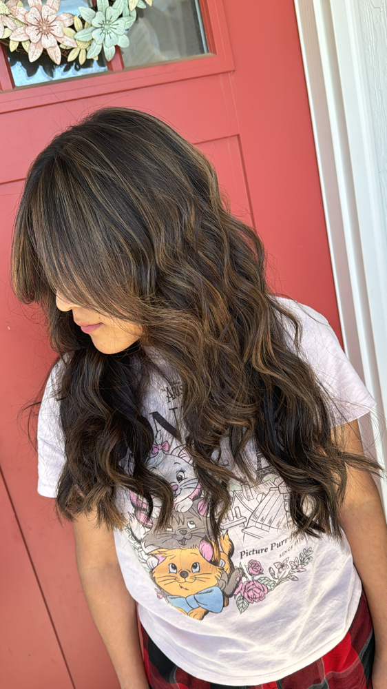Hair color + Trim Haircut at CaroLiz Beauty Salon LLC in Cincinnati, OH