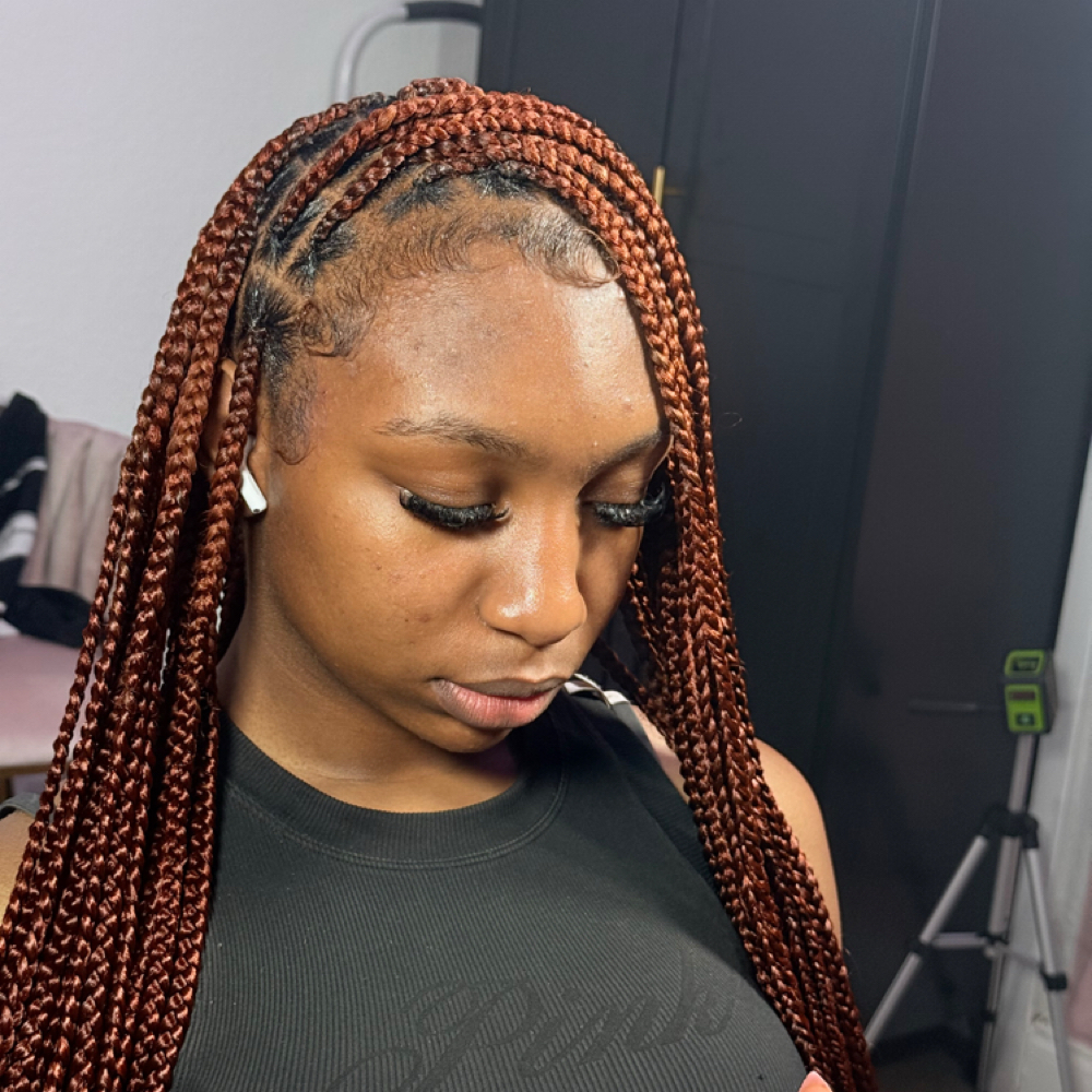 Medium Knotless at Dollz Beauty Bar in Coral Springs, FL