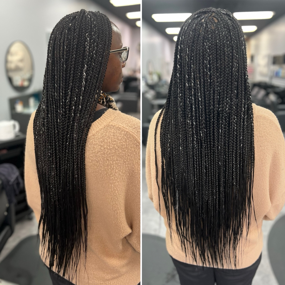 Small Long Micro Braids