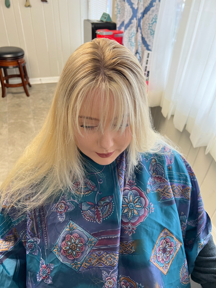 Bang trim at Hair By Cindi in Pensacola, FL