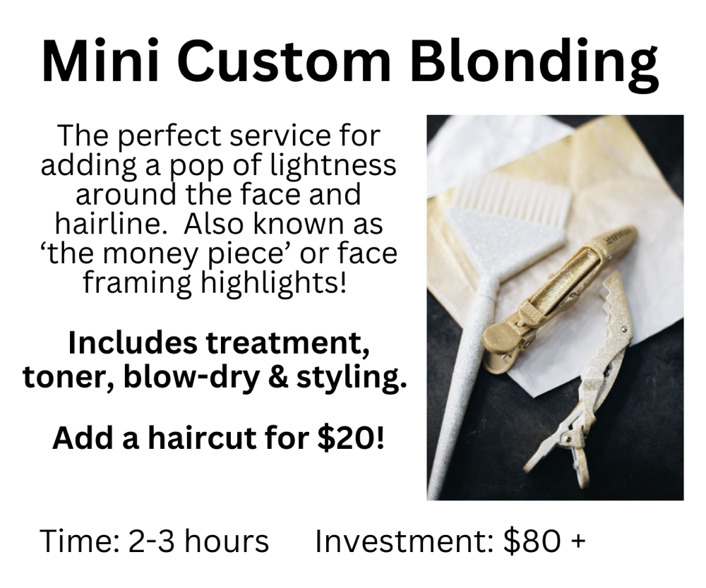 Mini Custom Blonding