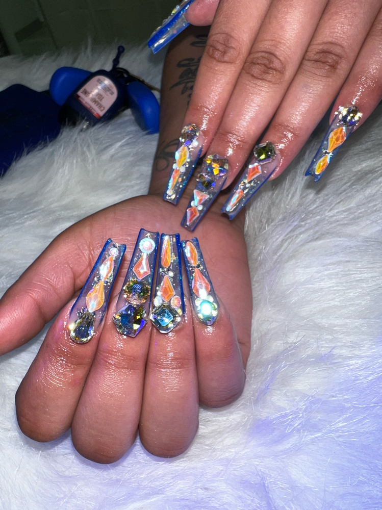 𝑳𝒖𝒙𝒆𝒅 𝑭𝒓𝒆𝒆𝒔𝒕𝒚𝒍𝒆ᴸᵒⁿᵍ at Lewii Luxe Nails Cartel in Princeton, TX