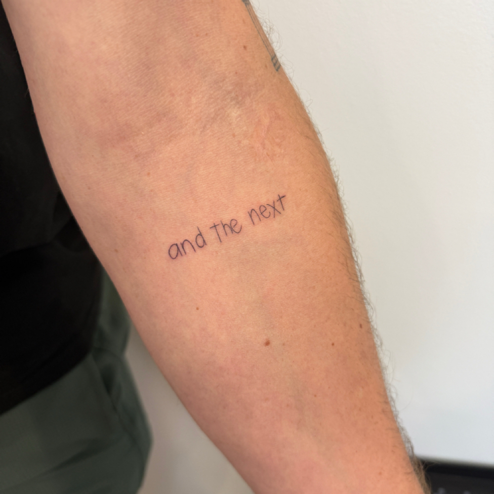 Small tattoo at STUDIO ON 8TH in Preston, ID