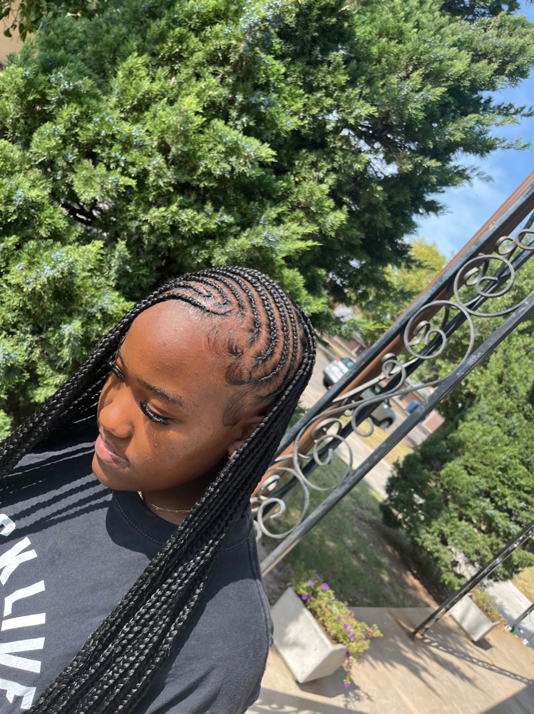 Small Lemon Knotless at BraidsByJinece in Wichita, KS