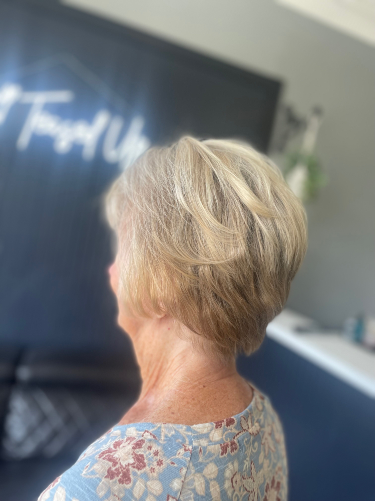 Shampoo + haircut at Samantha All Teased Up Co in Groveland, FL